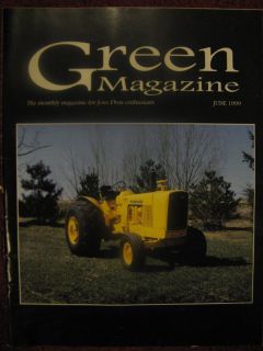 Green Magazine Jun 99 John Deere A B D 4010 Tractor 105 Combine