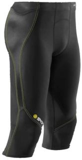 skins bio a400 mens 3 4 compression running tights from