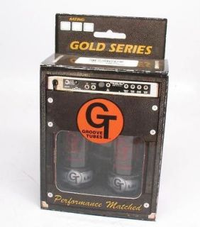 New GROOVE TUBES GT 6V6 R Matched Pair, 8 Rating 6V6R Duet