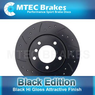 Class C32 AMG W203 01 04 Front Brake Discs Drilled Grooved Mtec 