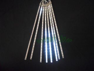 8P 50cm white Mini LED meteor shower Fairy Christmas light ~attachable 