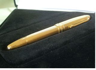 montblanc solid 18k gold 149 diplomat fountain pen new time