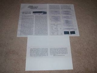 sansui 4000 receiver review 3 pgs full test 1969 time