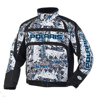 286305506 Mens Polaris Torque Snowmobile Jacket VooDoo Blue Print 