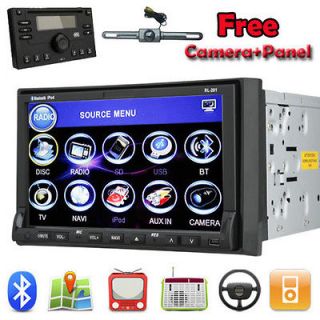 Double 2 Din In Deck Auto DVD CD Player Car Video TV Radio Stereo 