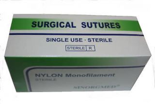 Veterinary Sutures Nylon Monofilament 4/0;4 0 Top quality 3 boxes of 