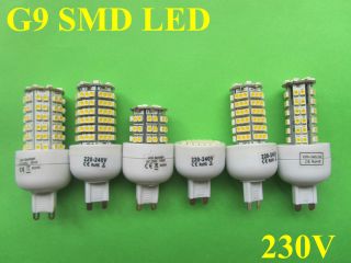 G9 24/48/72/96/120/138 SMD LED High Power Warm White/Cool White Bulb 