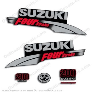   Four Stroke Outboard Decal Kit   You choose hp 200 225 250 Decals