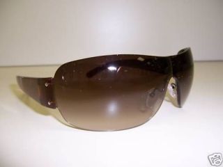 new prada sunglasses sps 07f 4an 6s1 brown 07fs authentic