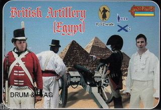 STRELETS 79 NAPOLEONIC BRITISH ARTILLERY EGYPT 1/72 SCALE PLASTIC. 2 