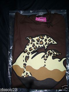 Pink Dolphin Clothing Leopard Cheetah Print Pullover Hoodie Holiday 