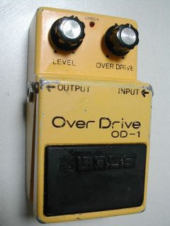 boss od 1 overdrive black label jrc 4558d chip from