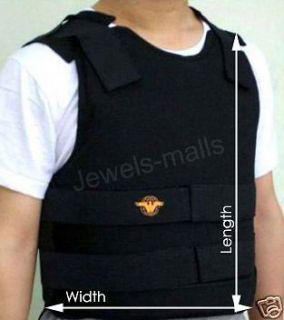 Body Bullet proof Vest Armor Proof Kevlar Defense NIJ Level IIIA Size 