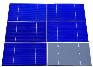 72x A grade 16.5% efficiency 3x6 polycrystalline solar cells for DIY 