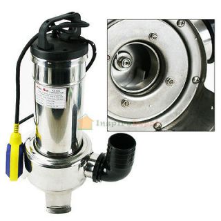 Newly listed 2HP 1500W Stainless Steel Sewage Pump 220V Submersible 