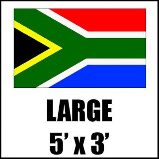 SOUTH AFRICA AFRICAN LARGE NATIONAL SUPPORTERS FLAG OLYMPICS SPORTS 5 