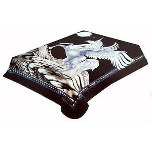 SOLARON Unicorn Korean Mink King Size Luxury Blanket 87x95