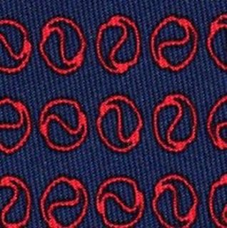 rare limited edition hermes red europ assistance logo blue tie