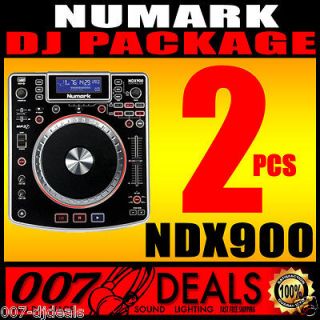 NUMARK NDX 900 DJ CD PLAYERS CONTROLLERS W AUDIO INTERFACE CD/ 