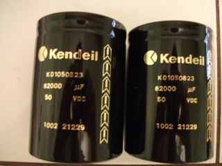 6x kendeil 50v 82000uf capacitor krell ksa50 naim hicap from