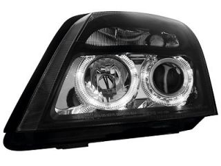 opel vectra c headlights halo rims black from germany time