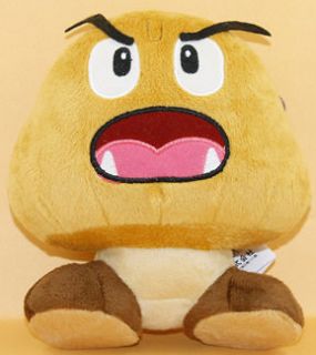 goomba 6 super mario bros plush doll toy from hong
