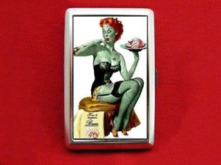 Newly listed ZOMBIE PIN UP GIRL VINTAGE BRAIN CIGARETTE ID IPOD CASE