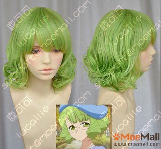 AKB0048 Kanzaki Suzuko Golden Green Lolita Cosplay Party Wig