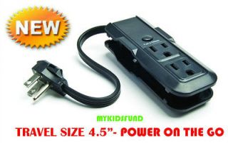 Outlet dbl. sided MINI Power Strip A TRAVEL MUST GREAT TABLET OR P/C 