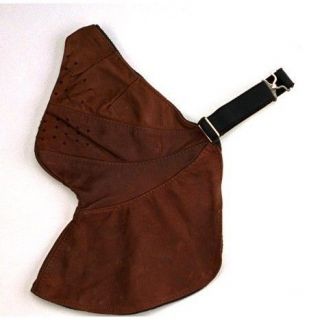 Davida Classic Universal Face Mask Brown Leather MK 2   For Open Face 