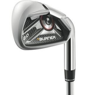 NEW TAYLORMADE BURNER 2.0 4 PW, AW IRONS STIFF IRON SET RE RELEASED 