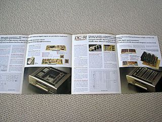 accuphase dp 90 cd player dc 91 processor brochure from