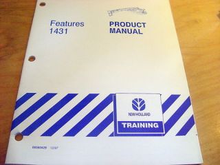 new holland 1431 discbine product manual nh 