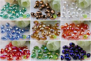 Wholesale 20/50/100pcs Very beautiful oval Swarovski Crystal Beads 8 