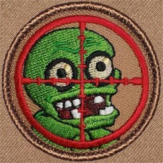yikes boy scout patches zombie hunters 417 