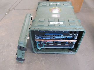 US Military Computer Shipping Container Subsystem Case Wireless 
