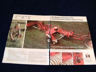 K336 Lg 1966 International Harvester Hay Baler 2 Pg Ad Preserve The 