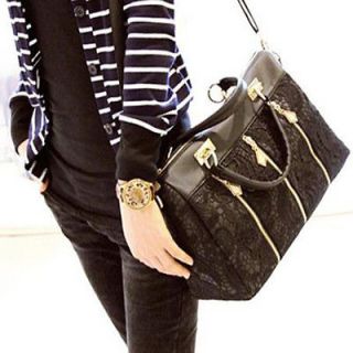 New Top Fashion Korean Style Lady Carry Casual Big Bag Retro Lace Bags 