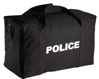 New Large Size Heavyweight Black Canvas Police Logo Tactical Equipment 