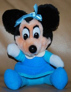 VINTAGE Walt Disney Plush Mickeys Christmas Carol MINNIE MOUSE 9 