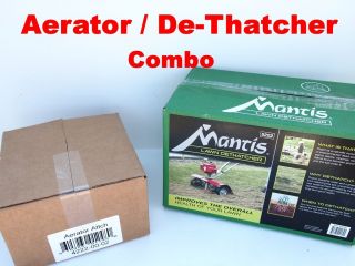 Mantis Tiller Aerator   Dethatcher Combo 7321, NEW, Never Used 