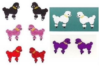 Poodle Appliques Iron On or Non Adhesive Crafts 