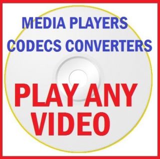 Media Players Codecs Converters, Play Any DVD AVI  DIVX, PC CD For 