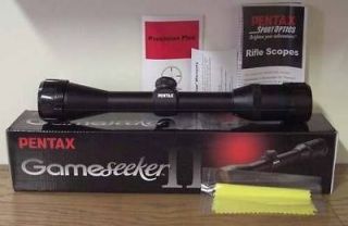 Pentax Gameseeker II Rifle Scope 3 9x40 89740 Bullet Drop Reticle 