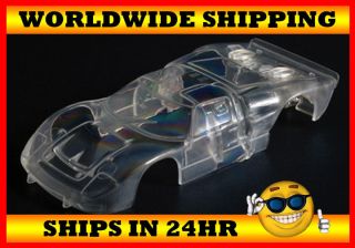 afx ho scale gt40 clear body slot car time left