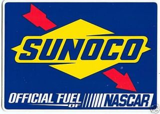 sunoco official fuel of nascar racing decals stickers time