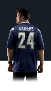    Ryan Mathews Mens Football Home Game Jersey 468965_421_B_BODY