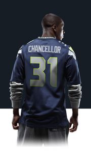    Kam Chancellor Mens Football Home Game Jersey 468967_426_B_BODY