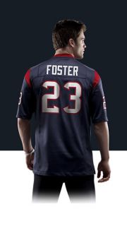    Arian Foster Mens Football Home Game Jersey 468954_459_B_BODY