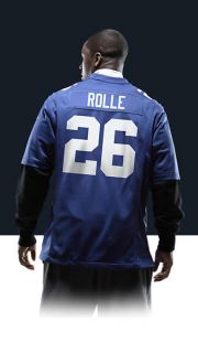    Antrel Rolle Mens Football Home Game Jersey 468962_496_B_BODY
